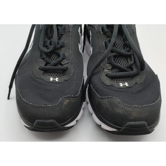 Under Armour Men's Charged Assert Black White Running Shoes 3024590-001 Size 10 - Picture 8 of 10